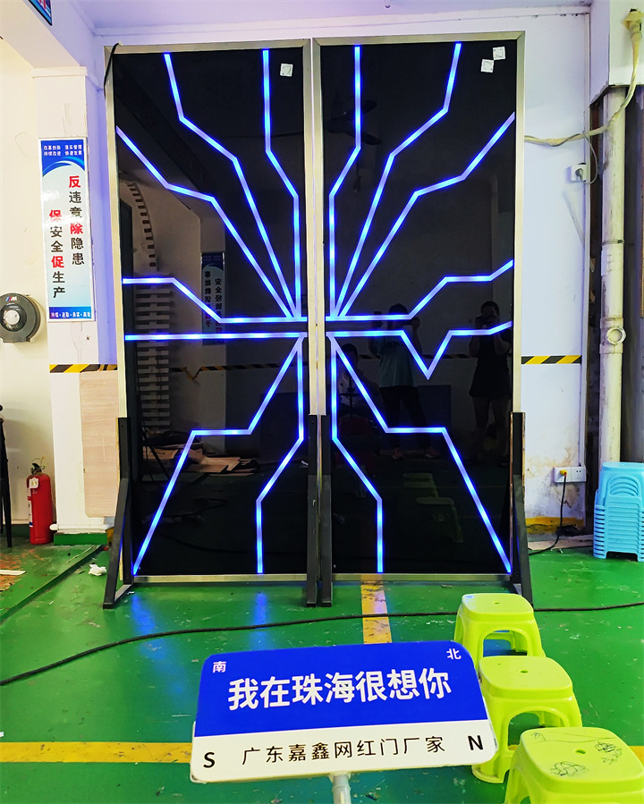 现代科技感网红门