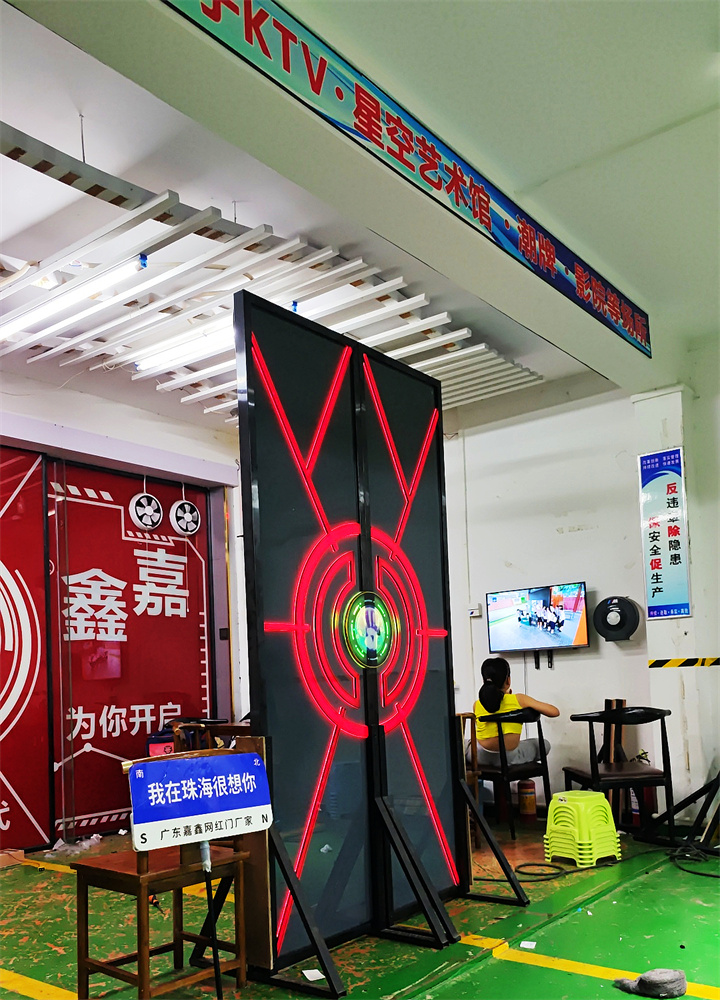 展厅网红发光自动门