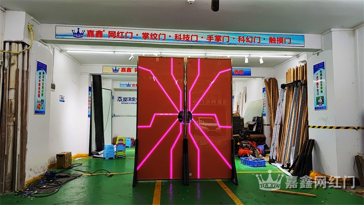 嘉鑫网红科技感应门
