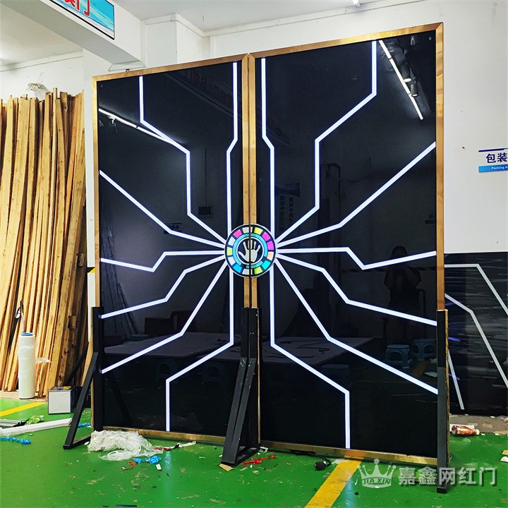 酒吧玻璃感应门